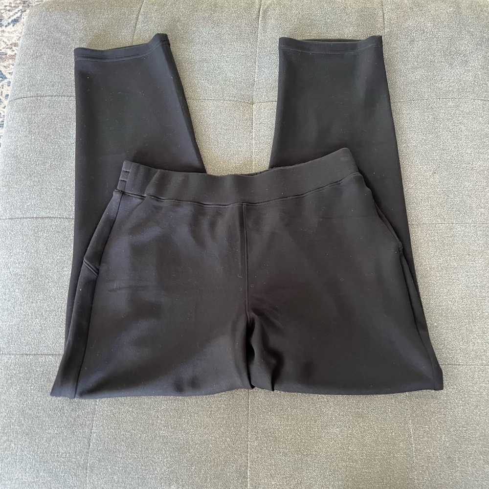 Spanx Women's Pants Joggers Black Butter Soft No Pockets Size Large